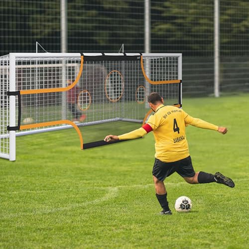 MR Soccer Goal Target Sheet, Field Net, Professional Shooting Practice Aid - size: 16'x7'