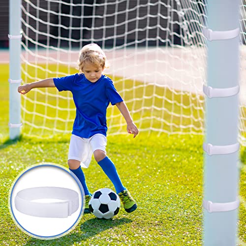30 Pcs Goal Net Straps Soccer Attachment Trap White for Holding Nets to The Goal Posts for Boys Kids Training 14 x 0.8 Inch - style: Stylish Style