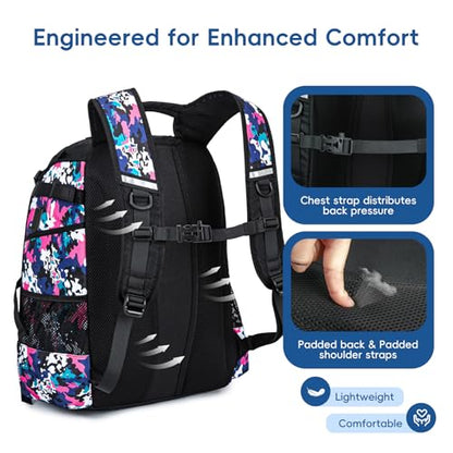 KAVIGOR Baseball Bag for Youth and Adult, Softball Backpack 50L Large Capacity, Equipment Backpack with Laptop Compartment and Charge Port