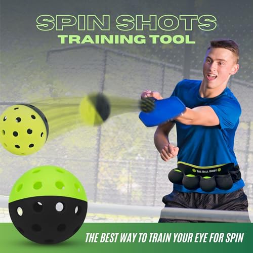 Premium Pickleball Ball Buddy – Hands-Free Pickleball Holder + Bonus Keychain