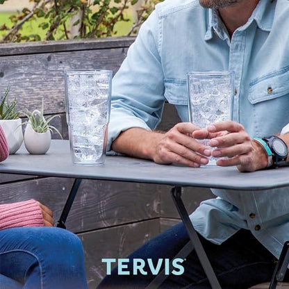 Tervis Pickleball Made in USA Double Walled Insulated Tumbler Travel Cup Keeps Drinks Cold & Hot, 24oz, Classic - style: 24oz