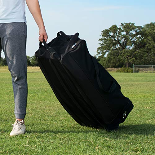 Champion Sports Wheeled Equipment Bag – Large Rolling Sports Gear Bag for Baseball, Football & Travel