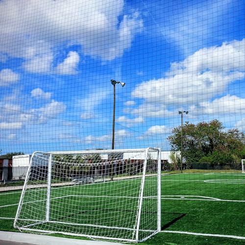 Just For Nets Soccer Backstop/Barrier Net, Black - size: 15 X 20