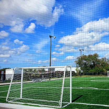 Just For Nets Soccer Backstop/Barrier Net, Black - size: 15 X 45