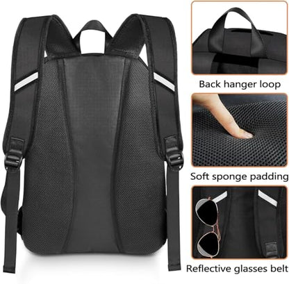 MATEIN Basketball Bag, Sturdy Soccer Bag with Ball Holder & Shoe Compartment, Large Basketball Backpack for Training Equipment, Water Resistant Sports Ball Backpack Fits Volleyball Football, Colorful - color: Black - Large