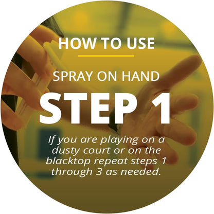 for Basketball – Shoe & Hand Traction Spray for Better Grip, Faster Stops & Control – Indoor & Outdoor Courts, Court-Strong & Skin-Safe
