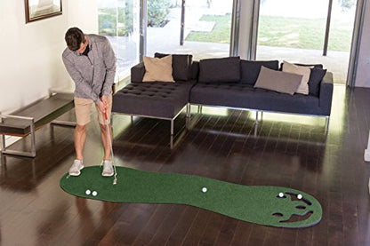 SKLZ Putting Green: Perfect Your Golf Skills with Realistic Home Practice - Improve Your Putting Stroke, Lower Your Scores, and Enjoy Convenient, Training Anytime, Anywhere! - style: Putting Green