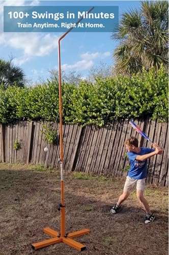 HRT3000 Home Run Trainer – Advanced Baseball & Softball Moving Ball Hitting Practice Tool – Solo Training, Real Timing & High Rep Development for Youth, High School and Collegiate Levels