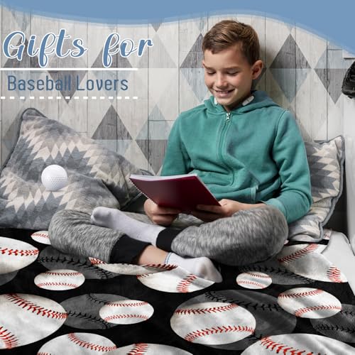 Baseball Blanket Baseball Gifts for Boys Sport Baseball Throw Blanket Baseball Bedding Baseball Stuff Room Decor 50"x40"