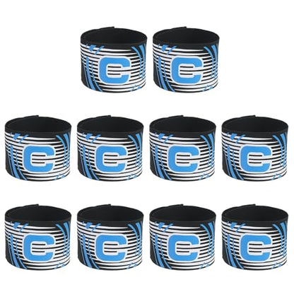 PATIKIL Soccer Captain Armband, Captain Arm Bands for Soccer Elastic Captain C Arm Band Sports Captain Armbands for Youth Adult Football Team Training