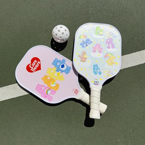 Sonix | USAPA Approved | Premium Pickleball Paddle | Fiberglass Surface, Non-Slip Cushion Grip | Single Pickle Ball Racket - color: Care Bears - Candy Bears