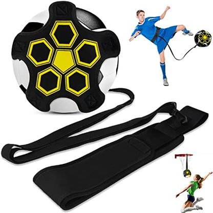 Taeku Soccer Trainer Adjustable Football Kick Training Equipment Control Skills Waist Practice Belt Volleyball Rugby Trainer Aid Universal Fits Size 3, 4, 5 Footballs for Kids Teens - color: 5 Gurte