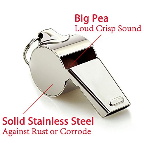 Whistle, Sports Whistles with Lanyard, Loud Crisp Sound Whistle Bulk Ideal for Coaches, Referees, and Officials - color: 8Colors