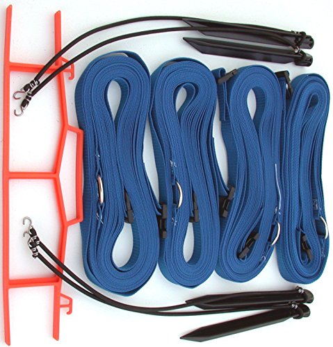 Home Court 1-inch Adjustable 30-ft Sand Court Line - 17AS - color: Blue