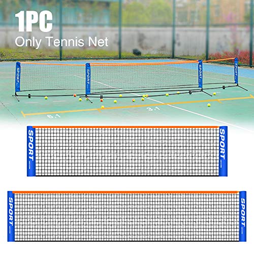 Portable Badminton Net for Tennis, Soccer, Volleyball Training Net Backyard Sport Training Foldable Portable Badminton Tennis Nets for Indoor Outdoor Court Garden Beach Backyard