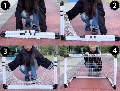 Soccer Goal, Small Foldable Goal for Kids, Kids Goals for The Backyard/Indoor/Outdoor, Mini Soccer Toys Gifts for Children