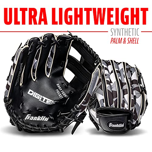 Franklin Sports Kids Baseball Gloves - RTP Child's Tball Glove - Boys + Girls Teeball Mitt Set - Kids + Toddler - Right or Left Hand Throw - 9.5"