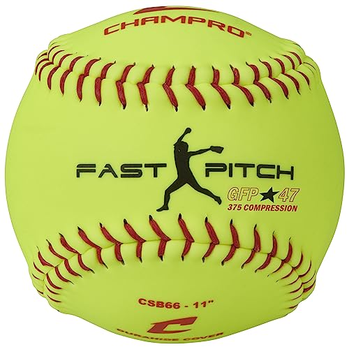 Champro Recreational Fast Pitch Softballs with Durahide Cover 12 PK - size: 11"
