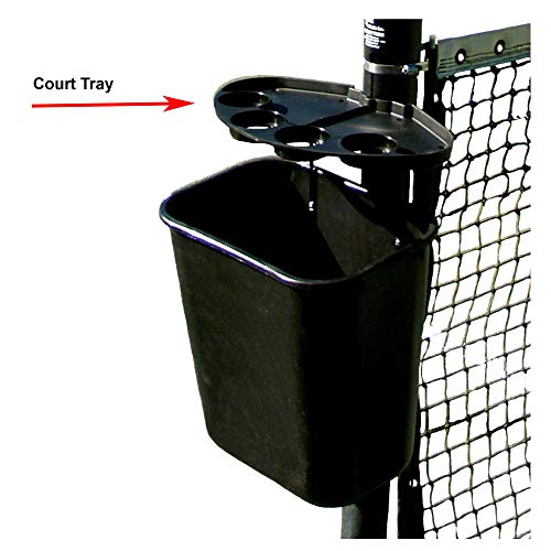 Tourna Tennis Court Tray - style: Black