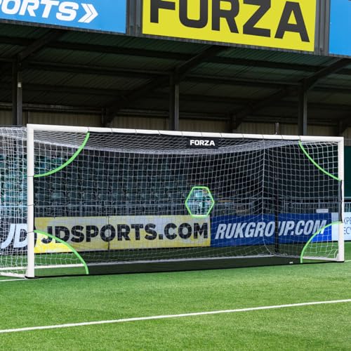 FORZA Pro Soccer Target Sheets | Soccer Goal Target Net | Scoring Zones for Improving Shooting Accuracy [4 Styles, 10 Size Options] - size: 8ft x 6ft, style: Academy