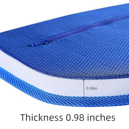 Football Back Plate, Football Low Back Pad, Rear Protector Lower Back Pads+ Towel - color: blue and gray, size: Large