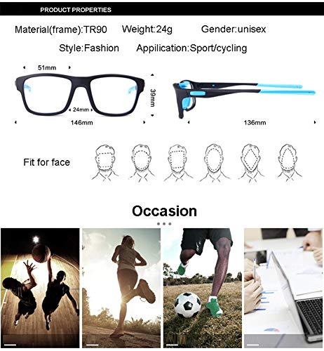 Runspeed Sports Goggles Safety Protective Basketball Glasses for Adults Youth