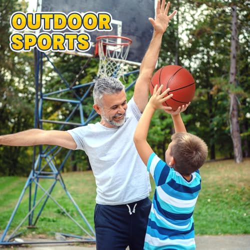 8.6” Water Pool Basketball Set with Pump, Replacement Ball for Basketball Hoop Trampoline, PVC Waterproof Basketballs Floating Toy for Swimming Pool Seaside, Indoor Outdoor Water Games Summer Party - size: 8inch-3PCS