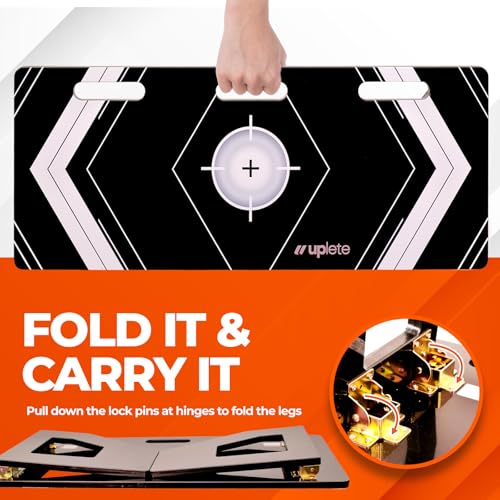 Portable Soccer Rebounder Board - Dual Angle Training Wall for Passing & Shooting - Large Surface Area - size: 40x16 Inch