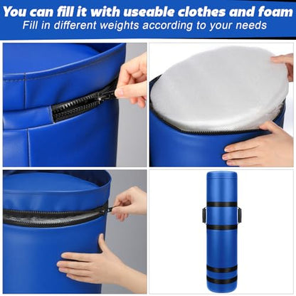 Arrowbash Unfilled Football Tackling Dummy 4 ft Sports Training Dummy Football Training Equipment with Handles for Youth College Drills Kickboxing Martial Basketball Practice, Unfilled
