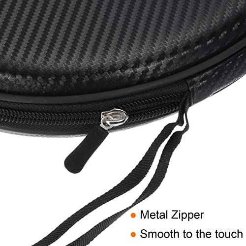 PATIKIL Table Tennis Racket Case Ping Pong Paddle Case Hard Cover Container Bag Gourd Shape, for Sports Accessories - color: Black