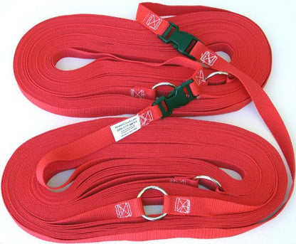 Home Court 1-inch Non-Adjustable 8-Meter Grass Setup Boundary - M817NAG - color: Red