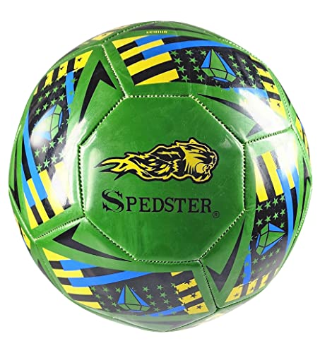 Spedster Match Training Soccer Ball Top Size 5 Green Brazil