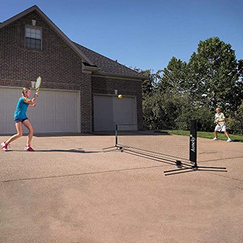 Aoneky Mini Portable Tennis Net for Driveway - Kids Soccer Tennis Net - Pickleball Net - size: 18 Feet