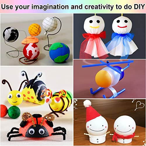 Guirnd 28 Pcs 40mm Ping Pong Balls for Table Tennis, Games, Arts, Kids, and Pet Toys - color: Mix colors