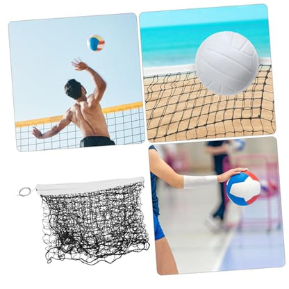 Portable Volleyball Net for Backyard Outdoor Sports with Folding Design and Carry Bag Easy Setup Badminton and Beach Volleyball Net for Driveway and Park Recreation