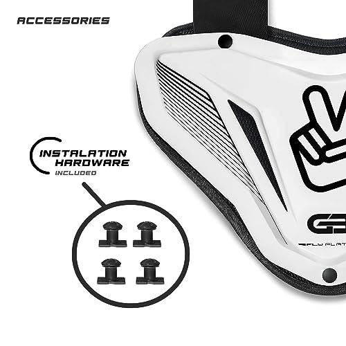 Grip Boost Fly Plate Football Back Plate, Rear Lower Back Protector for Shoulder Pads & Contoured Foam, High-Impact Protection Football Gear