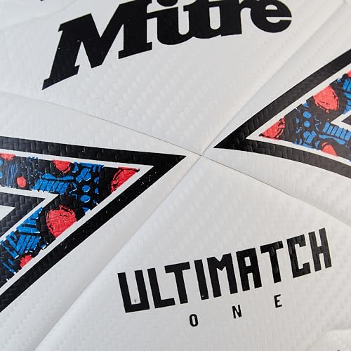 Mitre Soccer Ball League Ultimatch - color: Ultimatch One - White/Black/Red, size: 4