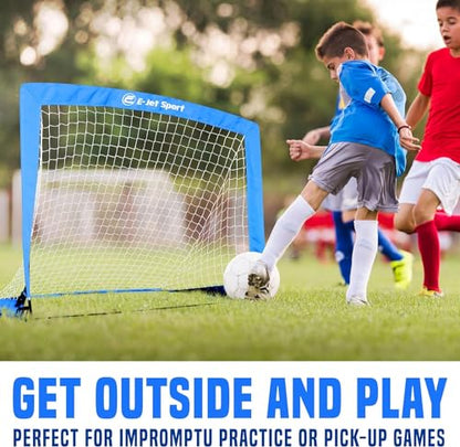 Soccer Goals Soccer Net - Kids Pop-up Football Goals for Backyard Practice & Training, Portable