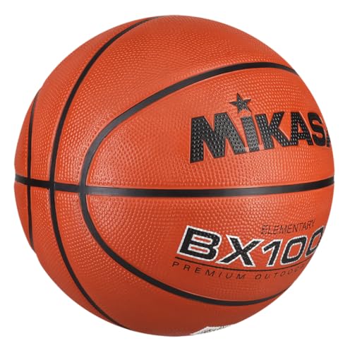 Mikasa BX1000 Premium Rubber Basketball - size: Size 4 - 25.5"