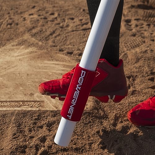 PowerNet Sweet Spot Training Bat + 3.2"" Progressive Softball Training Balls for Hitting & Pitching, 9 Pack Weighted Balls & Weighted Bat, Improve Hand-Eye Coordination & Power - size: 31" (28 oz) Bat + 3.2" Balls LITE 9 Pk