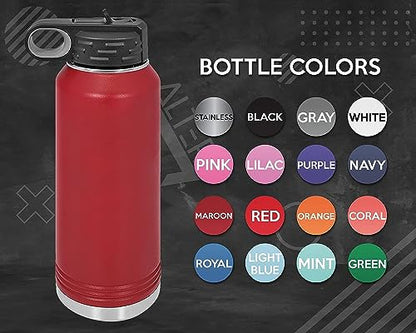 Personalized Basketball Duffel Bag Set Engraved Water Bottle | Coach Design Name Number Player Boys Girls Birthday Christmas - color: Black/Black, size: Bag/Bottle Combo, style: Coach