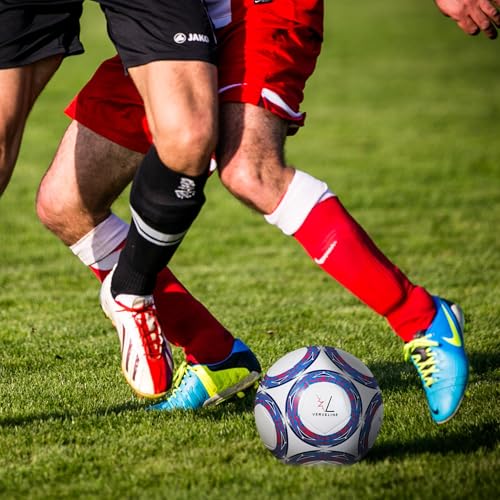 Football Ball Size 5 Soccer Ball – Training Ball Football Balls for Intense Play and Practice Indoor and Outdoor TPU Practice Soccer Ball from