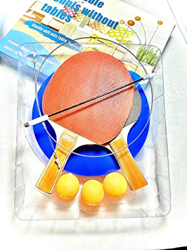 C&H Solutions Table Tennis Trainer with Elastic Soft Shaft, Soft Axis Table Tennis. Leisure Decompression Sports, Ping Pong Ball Practice Set Tools