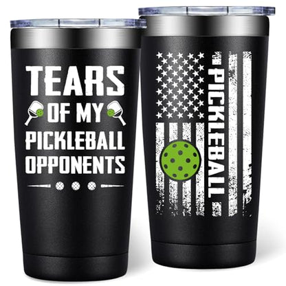 Pickleball Gifts for Men Women - Gifts for Pickleball Lovers - Great Pickleballs Gift Ideas for Birthday - 20oz Pickleballs Accessories Tumbler