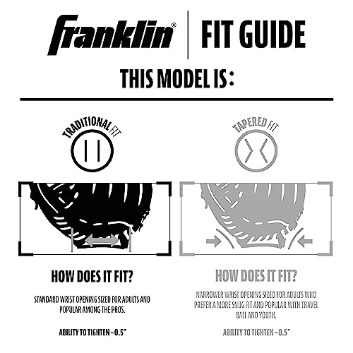 Franklin Sports CTZ5000 Baseball Gloves - Adult + Youth Fielding Gloves + Catcher's Mitts - Multiple Styles + Colors