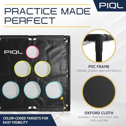 Pro Pickleball Target Net - Pickle Ball Training Aid and Social Games Pickle Ball Practice Equipment, Target System, Dink Pad Practice, Drive and Drop Shot Trainer, Pickleball Gift