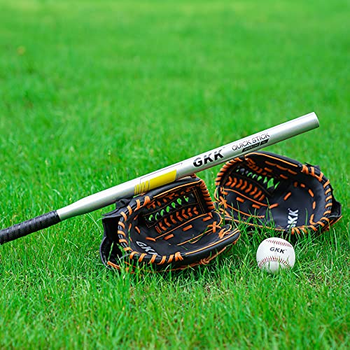 GKK Baseball Softball Bat Series Baseball Hitting Swing Trainer Aluminium Fungo Bat Batting Practice Bat for Youth Adult Kids Baseball Training Equipment - color: Baseball bats 30in/12oz silver