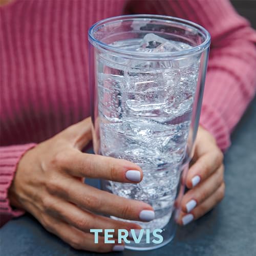 Tervis Pickleball Made in USA Double Walled Insulated Tumbler Travel Cup Keeps Drinks Cold & Hot, 24oz, Classic - style: 24oz