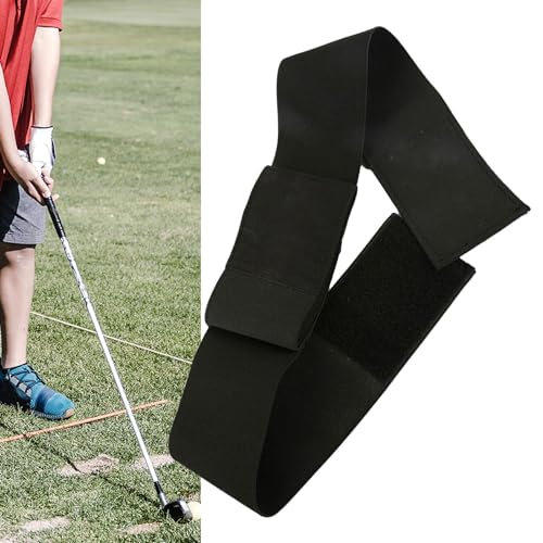 Vaveren Golf Swing Trainer Aid Correcting Arm Band Portable Golf Training Aid Band Gesture Alignment for Men Women Golf Beginners