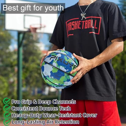 Size 4 Soft Lightweight Kids Basketball 25.5 Inch for Boys Girls Ages 5-8, Youth Indoor Outdoor Pool Training Play Birthday Gifts